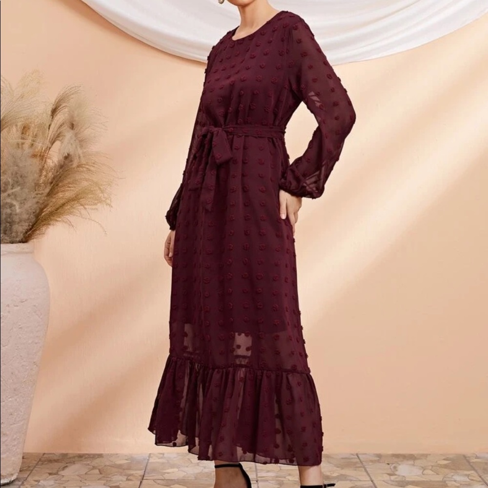 Swiss dot maxi dress - Picture 4 of 5